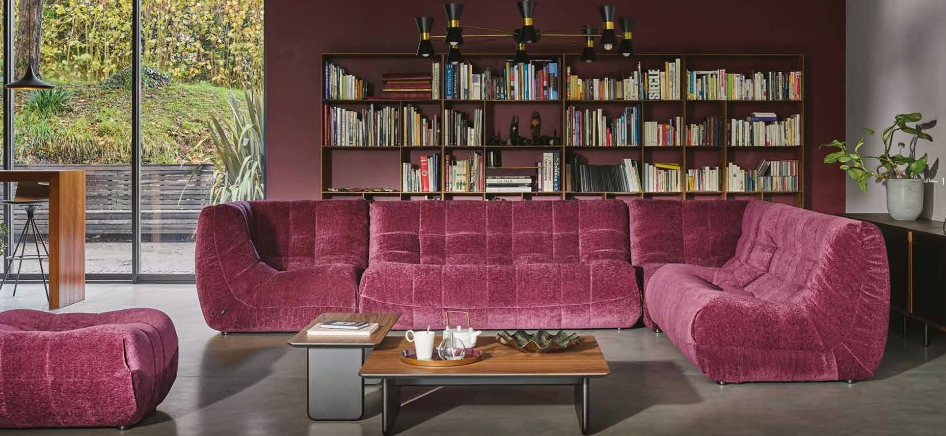 Salon avec canapé — KanapM magasin Pornic