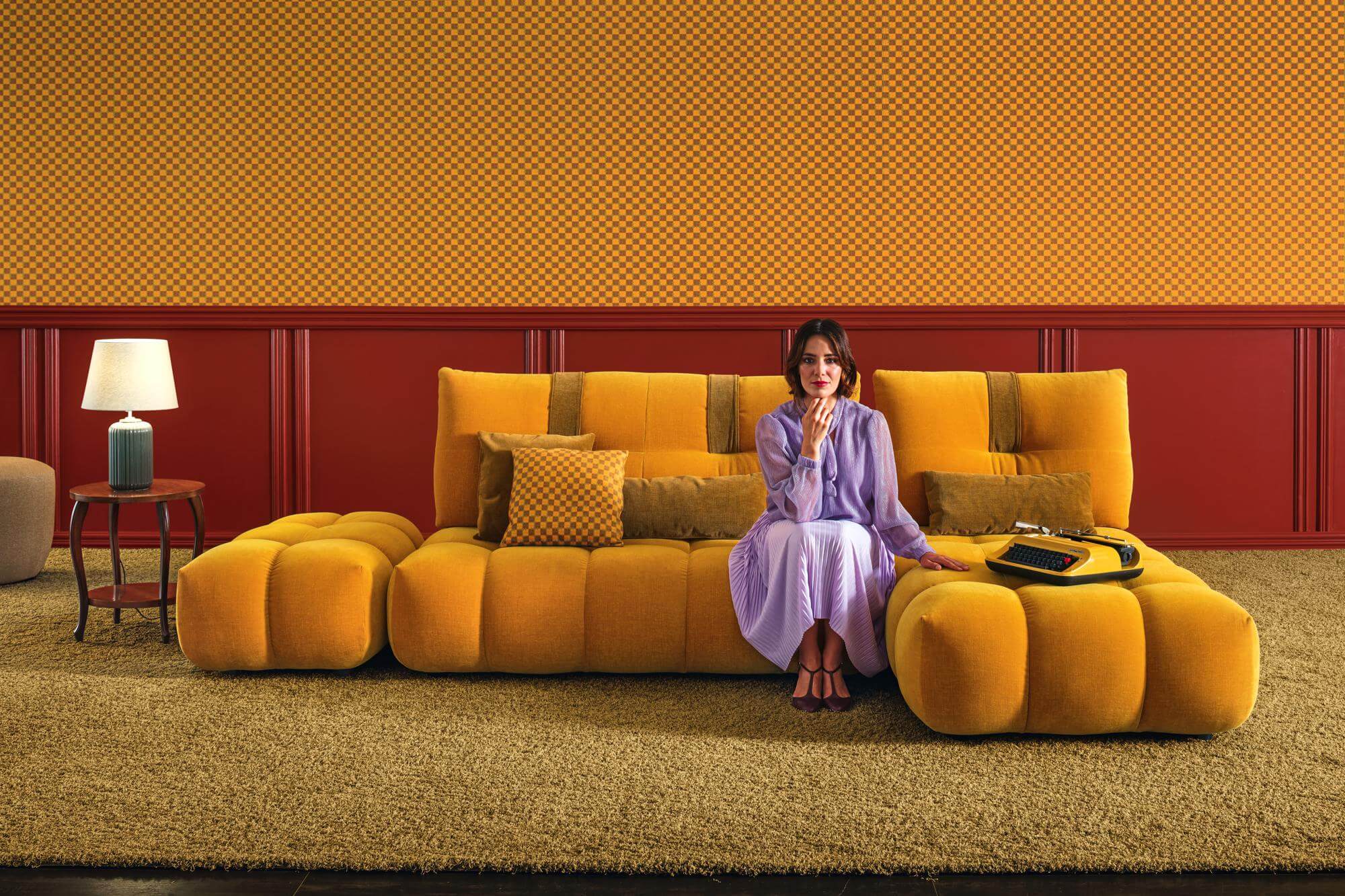 Salon avec canapé — KanapM magasin Pornic