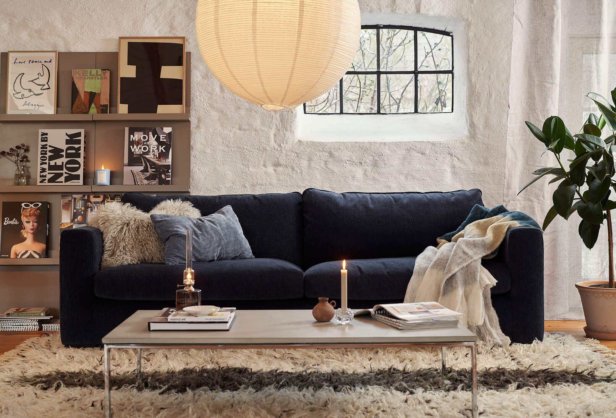 Salon avec canapé — KanapM magasin Pornic